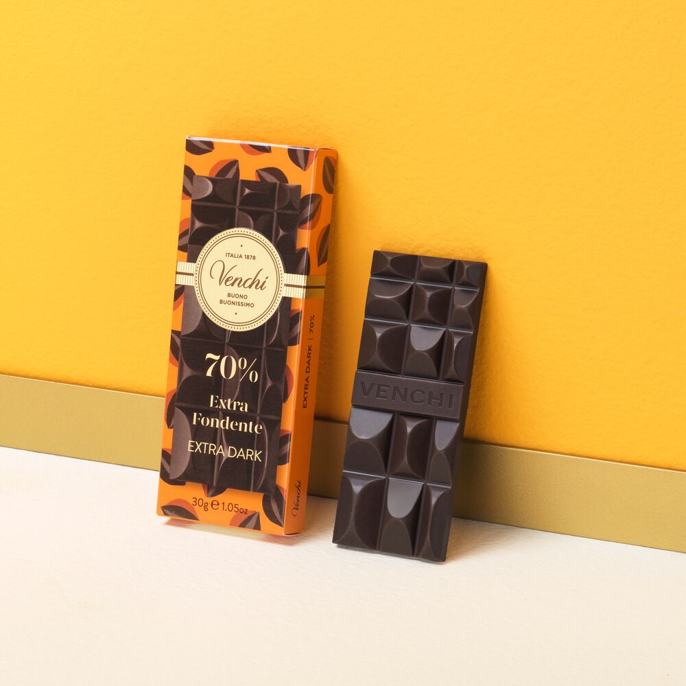 台灣限定 CHOCOLATE SHOP会場限定 迷你70%黑巧克力片- Venchi Taiwan
