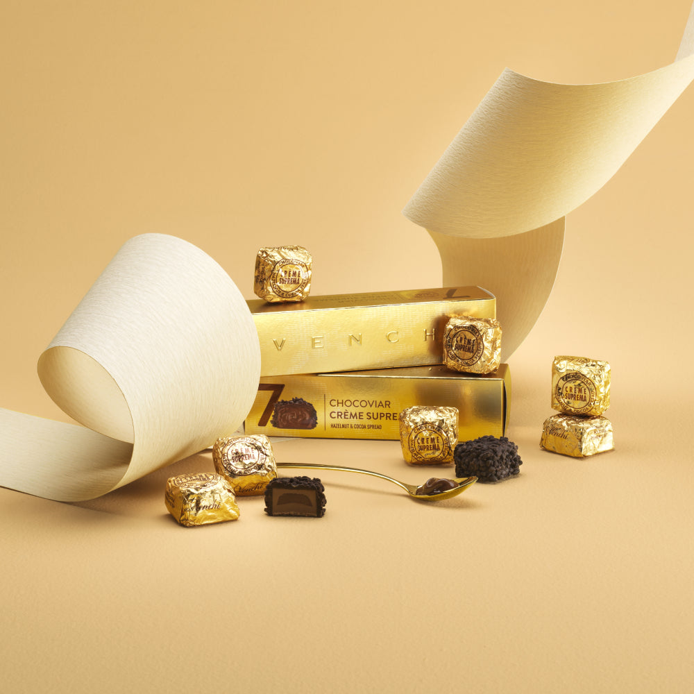 可可榛果巧克力魚子方7入組