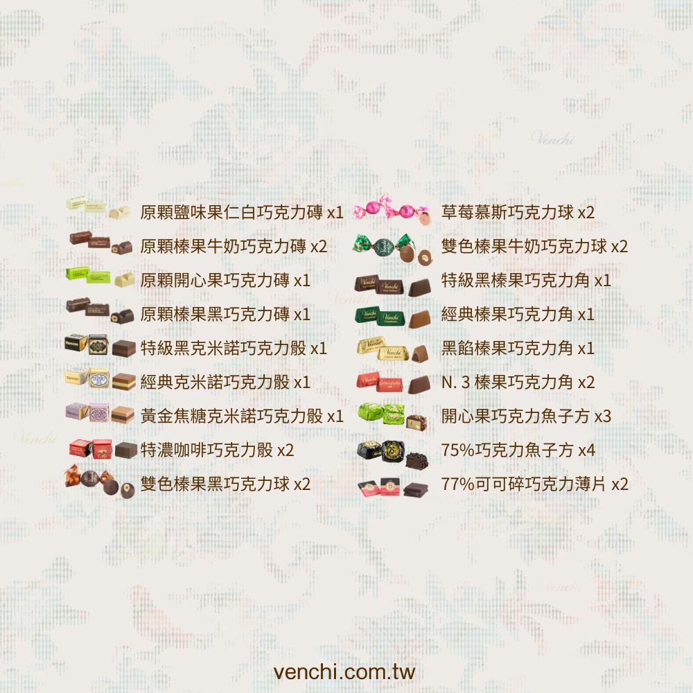 默勒奇境中圓型-精選巧克力 30入