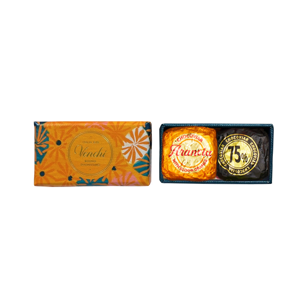 默勒奇境方型-2入魚子方巧克力(素食友善)