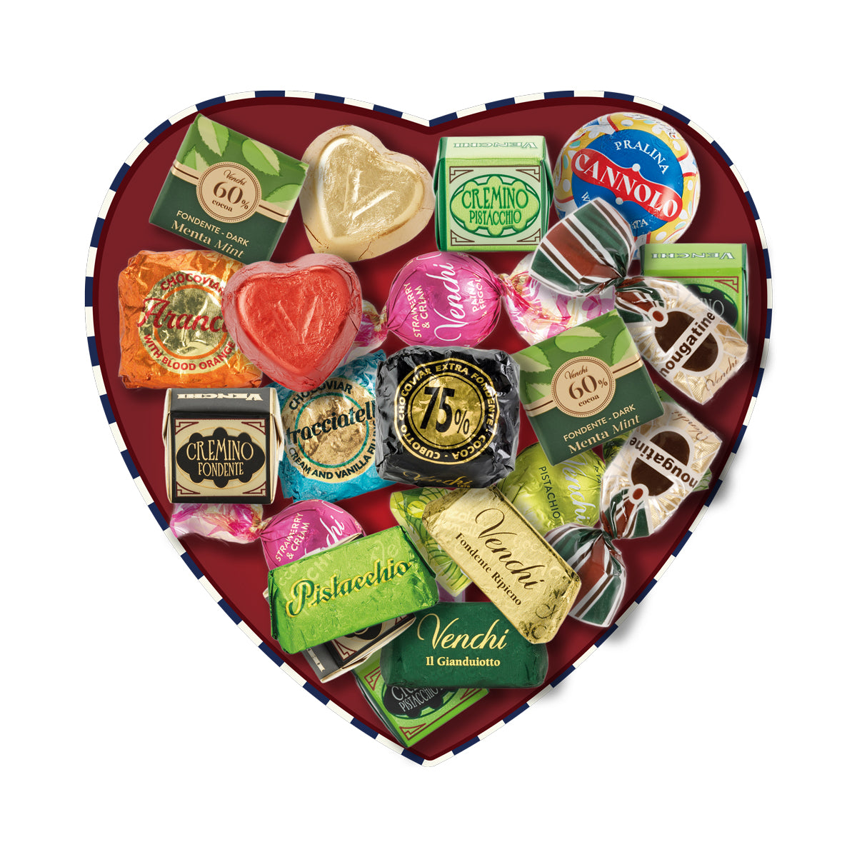 情人節｜心型精選巧克力 21入