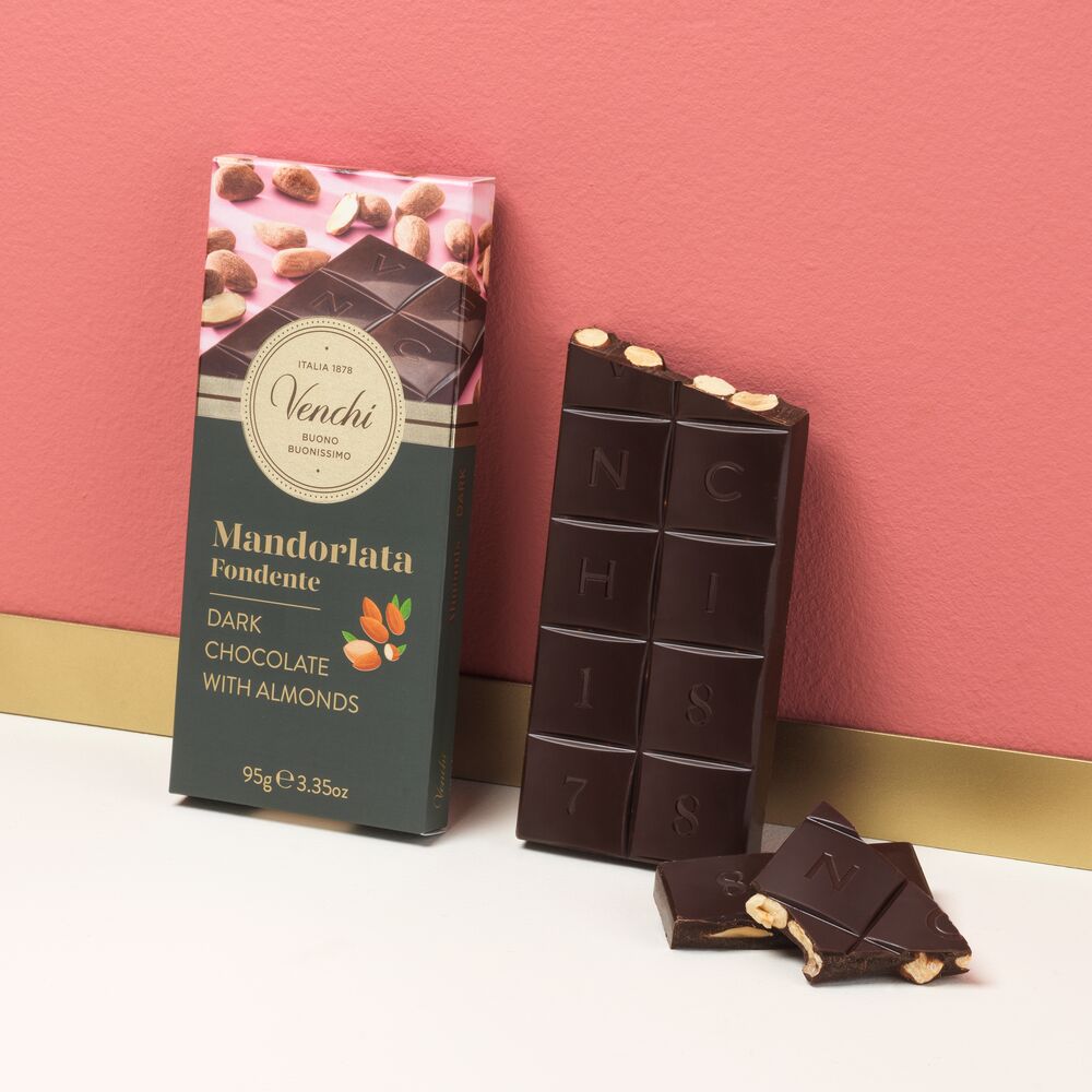 杏仁黑巧克力片