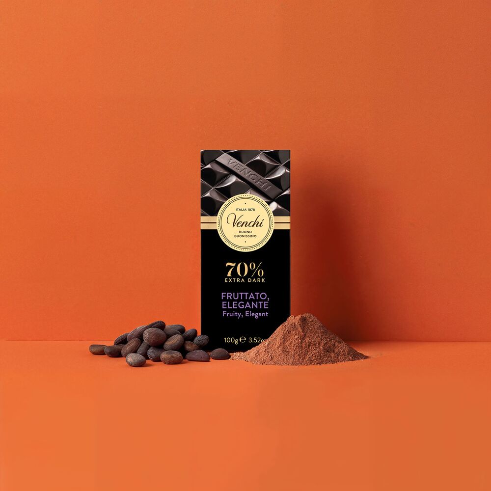 70% 黑巧克力片