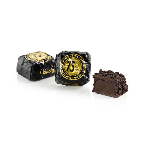 75%黑巧克力魚子方 100g