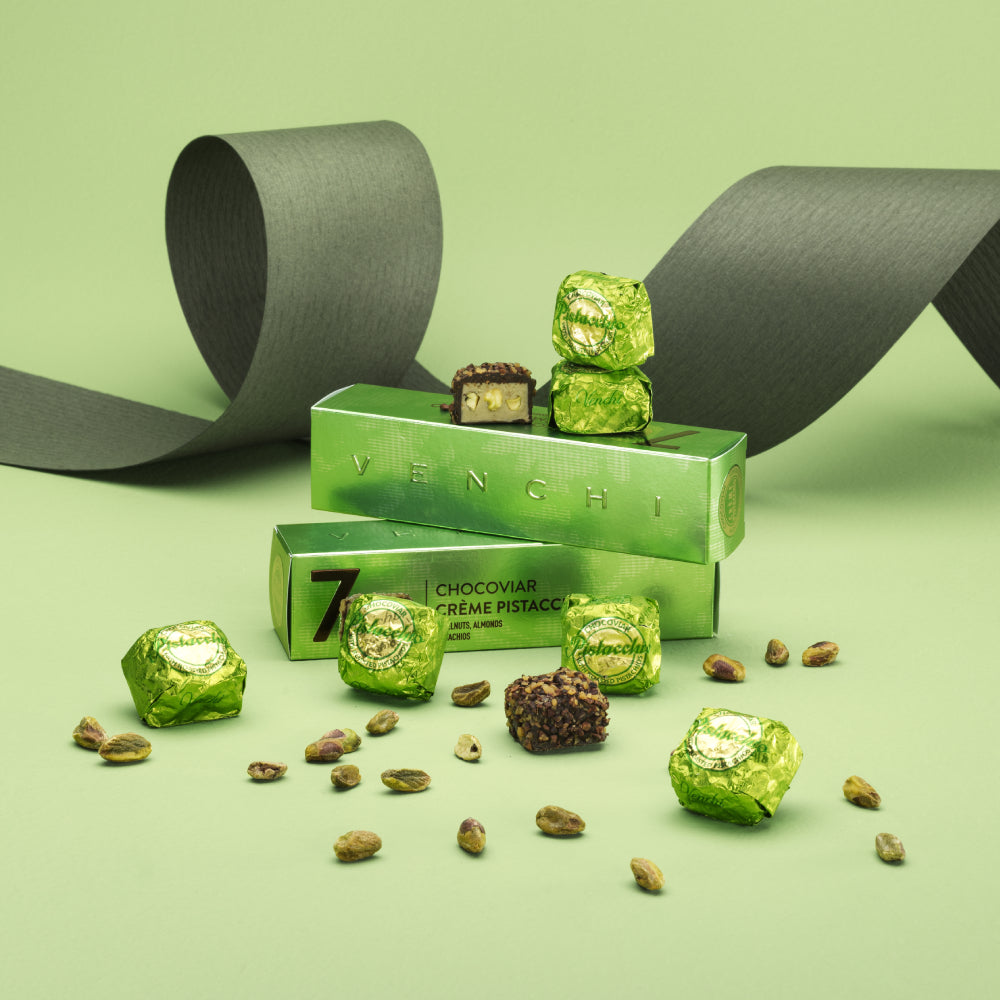 開心果巧克力魚子方7入組